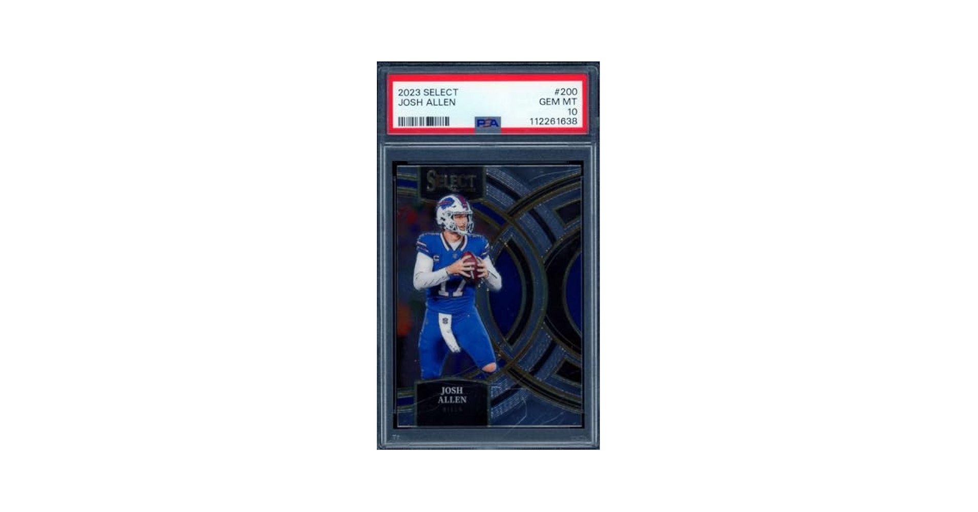 Amazon.com: Josh Allen Card 2023 Select Die-Cut Zebra Prizm