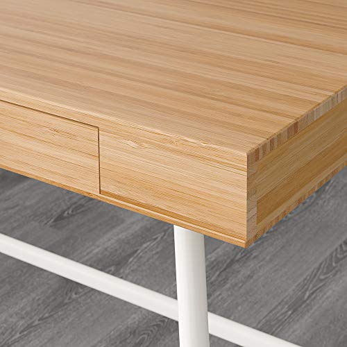 Bureau LILLÅSEN compact en bambou pour optimiser les petits espaces - 6