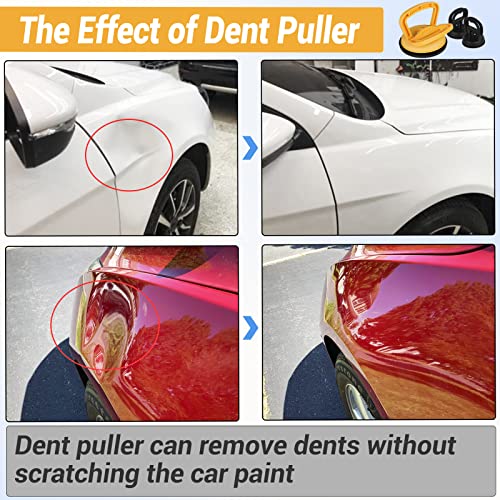 Dent Puller, Car Dent Puller Removal Kit,3 Pack Car Dent Puller Kit Handle Lifter Suction Cup Car Dent Removal Suction Cup Car Dent Repair Puller Tool For Car Body Dent,Glass,Tiles And Mirror #TOP1