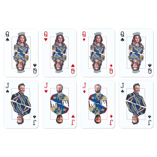 Baraja de Cartas Trump Jumbo 5x7 Pulgadas Doble Cara miniatura 4