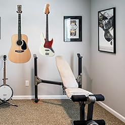 Ksvaye Support Guitare Mural Noir Accroche Guitare Mural Stand Guitare Pied Guitare Support Guitare Electrique Accessoire Guitare Bois Universel pour All Guitares, Basse, Banjo, Avec vis - Les Beatles, Paul McCartney, John Lennon, RIngo Starr, George Harrison Ksvaye Support Guitare Mural Noir Accroche Guitare Mural Stand Guitare Pied Guitare Support Guitare Electrique Accessoire Guitare Bois Universel pour All Guitares, Basse, Banjo, Avec vis – Image 6