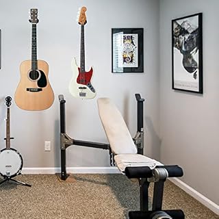 Ksvaye Support Guitare Mural Noir Accroche Guitare Mural Stand Guitare Pied Guitare Support Guitare Electrique Accessoire Guitare Bois Universel pour All Guitares, Basse, Banjo, Avec vis - Les Beatles, Paul McCartney, John Lennon, RIngo Starr, George Harrison Ksvaye Support Guitare Mural Noir Accroche Guitare Mural Stand Guitare Pied Guitare Support Guitare Electrique Accessoire Guitare Bois Universel pour All Guitares, Basse, Banjo, Avec vis – Image 6