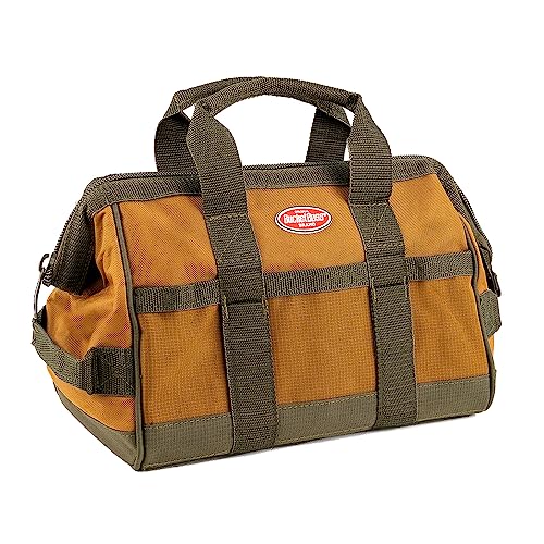 Bucket Boss Bolsa de ferramentas Gatemouth 12 em marrom, 60012, 7 litros