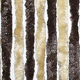 ✅ LEICHTE MONTAGE / ZUSCHNEIDBAR: Die Flauschvorhänge werden mit einer Kunststoffschiene geliefert. Die Schiene kann über zwei Ringe aufgehängt werden oder mit Hilfe von Schrauben über die Tür montiert werden. Die Breite der Schiene kann individuel mit einer Säge gekürzt werden und die Enden werden mit einer Kappe sauber abgedeckt. Die Länge der einzelnen Stränge sind individuel leicht mit einer Schere zu kürzen und müssen verklebt oder verödet werden.