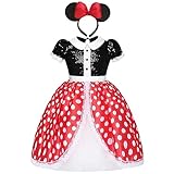 [Axaxa] キッズコスチューム 子供用 衣装 コスプレ (プリンセスドレス+カチューシャ) 2点セットクリスマス ハロウィン 変装 誕生日 演出 仮装 プレゼント(100)