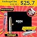 ROYAL [Made in Korea] NO Battery,3 Pcs Nose Hair Trimmer Set,Value Pack(Nose Hair Trimmer with 2 Nail Clippers) The Best Gift for Family, (Black&Brass)