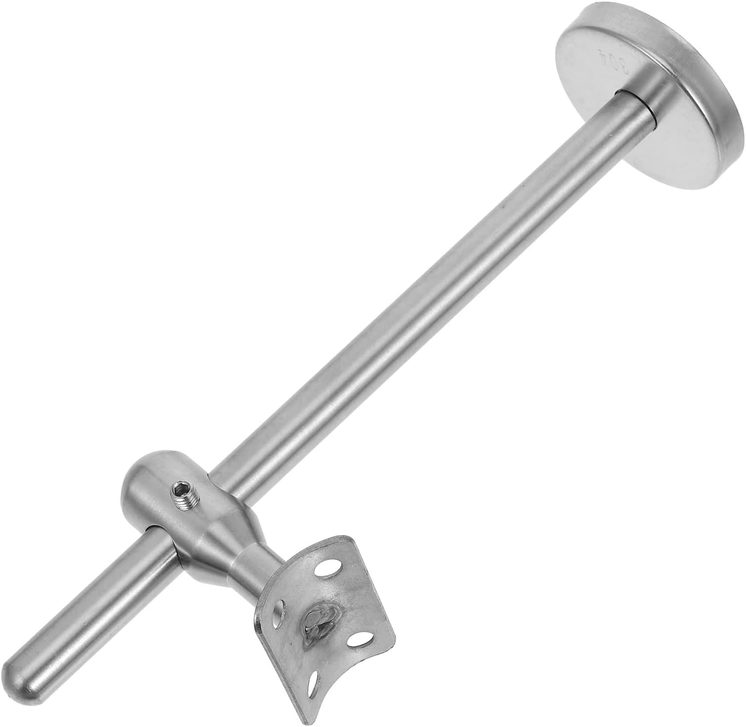 2 Pcs Stainless Steel Armrest Bracket Adjustable Wall Handrail Support Frame Banister Brackets Stair for Stairways, Office Stair
