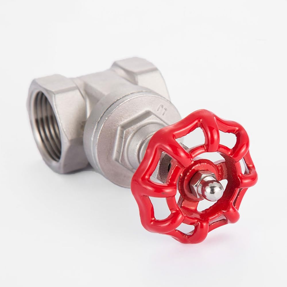 DN15-50 1/2 "3/4" 1 "1-1/4" 1-1/2 "2" BSPT Saracinesca Femmina Acciaio Inossidabile 304 Acqua Gas Olio Giardino Domestico(1-1/2")