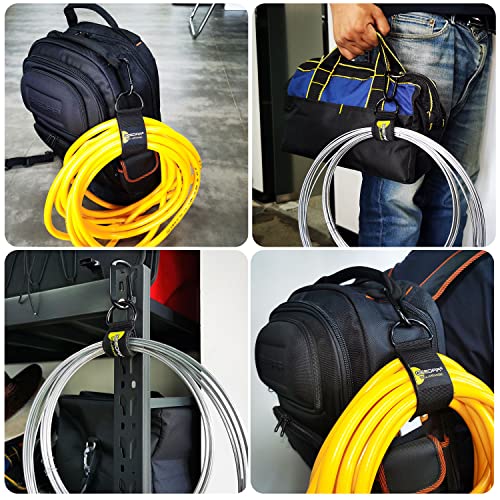 Extension Cord Holder Organizer (4 Packs) Garage Organization and Storage (60 LB Capacity) Heavy Duty Cord Storage Straps for Hoses, Hopes Tool Organizers