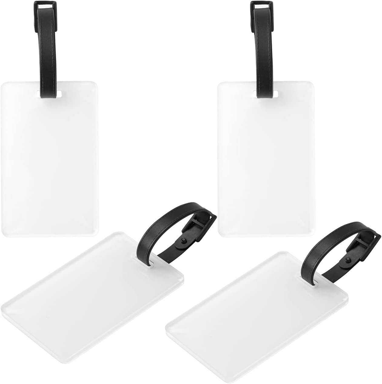 Craft Express Sublimation Blank Luggage Tag White Acrylic Baggage Tags Ready to be