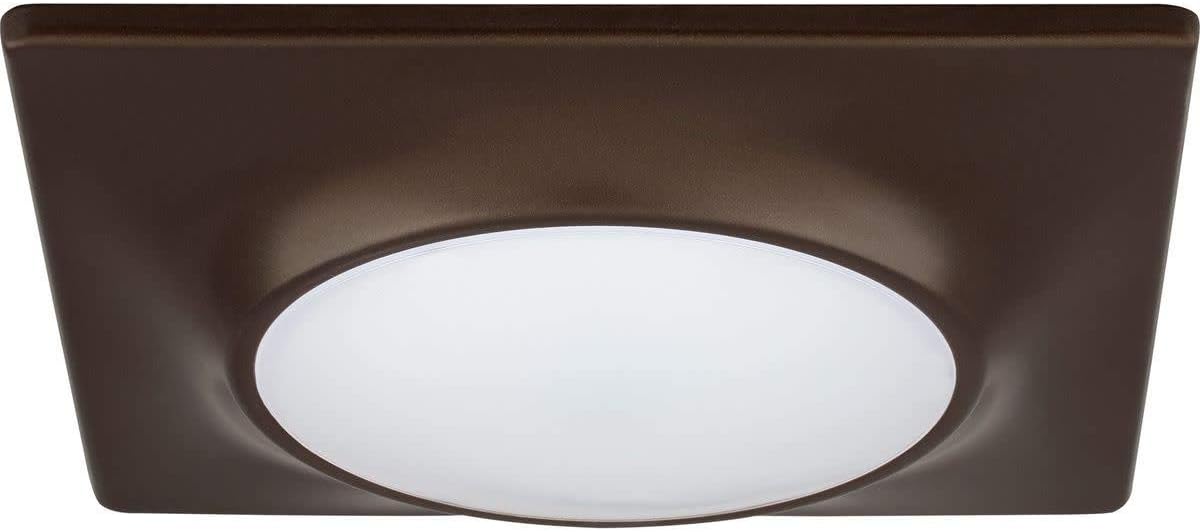 Progress Lighting P8027-20/30K9-AC1-L10 Square Flush Mount/Recessed LED Fixture, 7 1/4"