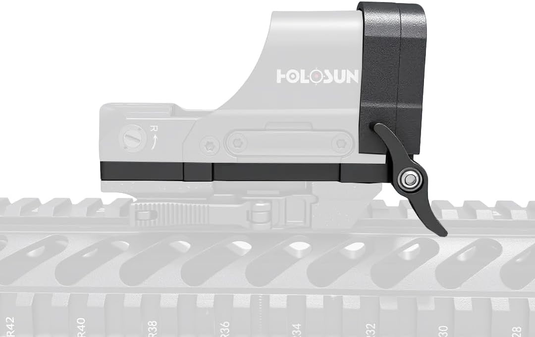 510C KillFlash ARD Mount Lower 1/3 CW Spacer for Holosun HS510 Red Dot Flash Hider, Scope Sun Shade, 510C Optic Cover Kill Flash Anti-Reflective Device,Aluminum (Patented Design)