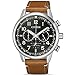 Price comparison product image Citizen Men Chronograph Quartz Watch with Leather Strap CA4420-21X