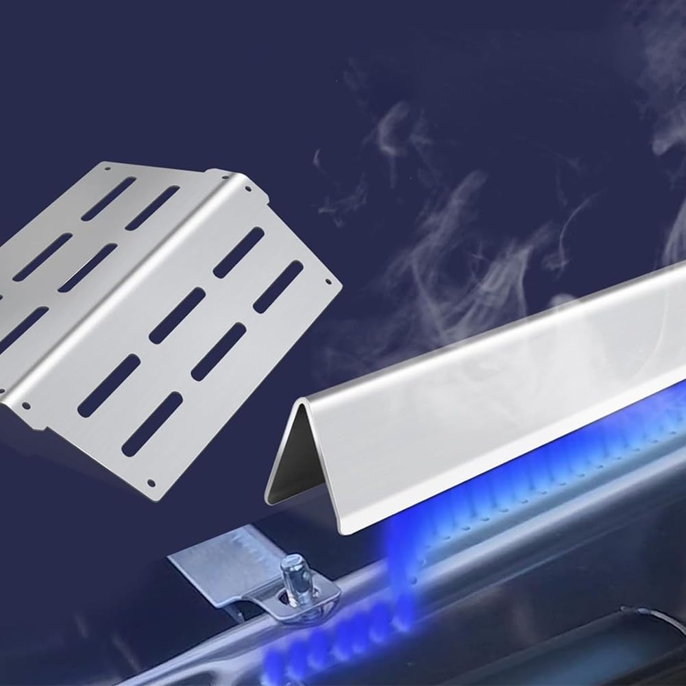per weber per genesis serie 300 Parti di ricambio in acciaio inossidabile per barre aromatizzanti Scudi termici per griglie E-310 E-320 S-310 2011-2016