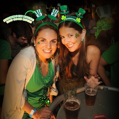 8Pcs-St-Patricks-Day-Headbands-Green-Shamrock-Clover-Hats-Headband-Boppers-Saint-Patricks-Day-Irish-Headwear-Costume-Accessories-Top-Hat-Head-Band-Bopper-Party-Favors-for-Women-Men-Kids