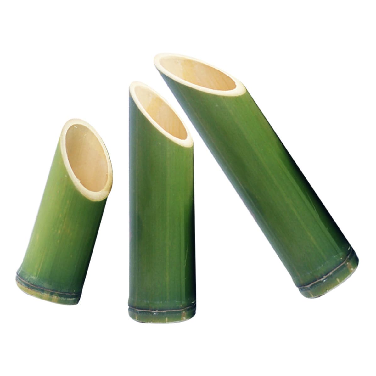 Vase bambou pour centre de table de mariage et décoration de bureau zen