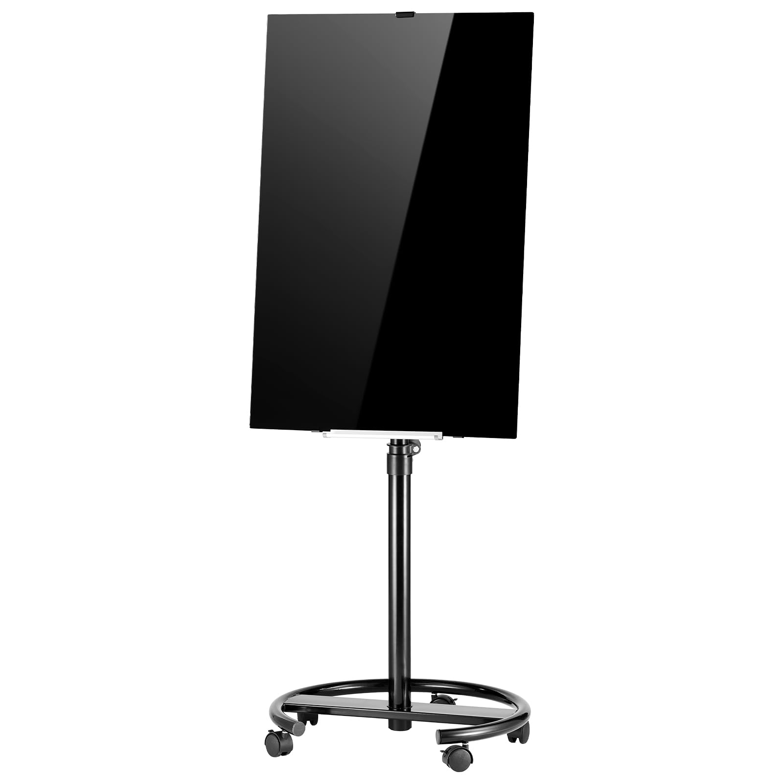 VEVOR Flipchart Ständer Magnetische Mobile Whiteboard 90x60 cm Schwarz