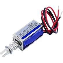 Push-Pull Electromagnet JF-0530B DC 6V 12V 24V Push&Pull Type 0530 Open Frame Electromagnet Keepping Force 5N Travel 10mm Linear Solenoid6VDC