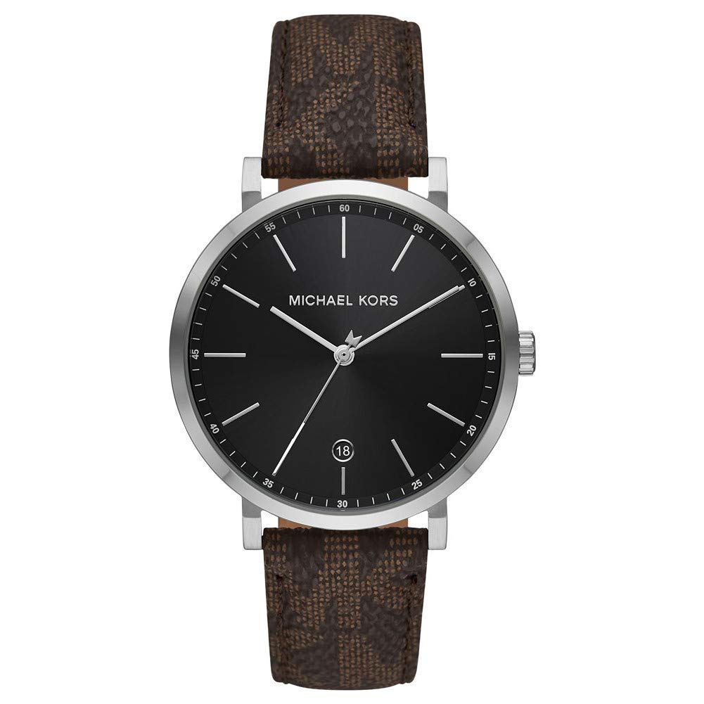 Michael Kors Irving Reloj para Hombre, Movimiento de Cuarzo con Correa de Acero o Piel