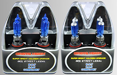 9005 9006 100W Combo Package Hi/Lo Beam Xenon HID Bulbs Super White