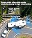 AUTO-VOX Wireless RV Backup Camera System: Rear and Side Coverage on a Large 7.2’‘ HD Monitor, Triple Split View, IR Night Vision, DVR Recording Back up Camera for RV,Travel Trailer,Motorhome,Camper