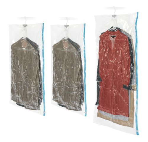 Whitmor 3 Piece Spacemaker Hanging Vacuum Sealed Storage Bags
