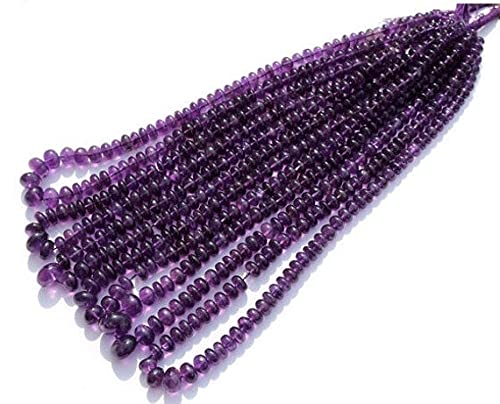 Perles Améthyste d'Afrique naturelles LKBEADS rondelles lisses sans défauts de 6 à 11mm