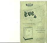  Livret d\'entretien machine à laver Eve 4 - Etablissements Ernest Ronot - 1954