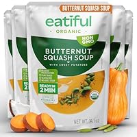 INGRÉDIENTS BIOLOGIQUES DE QUALITÉ. Ce velouté de légumes est élaboré à partir de purée de courge butternut et de patates douces issues de l’agriculture biologique. Associée à une touche de crème de coco, d’oignon, d’ail et de gingembre en poudre, ce...