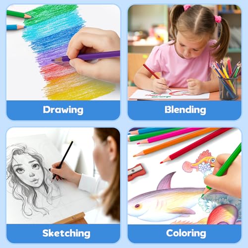 Image of Aigybobo 360 Count Colored Pencils Bulk, 30 Pack Colored Pencils for Kids 12 Colors, Pre-sharpened Color Pencils, Bulk Coloring Pencils School Supplies for Teachers, Classroom Prizes, Art Supplies