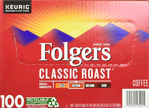 Folgers Classic Roast Coffee (100 K 