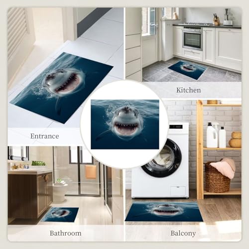 Tapis requins féroces antiderapant et securise pour salon familial - 7