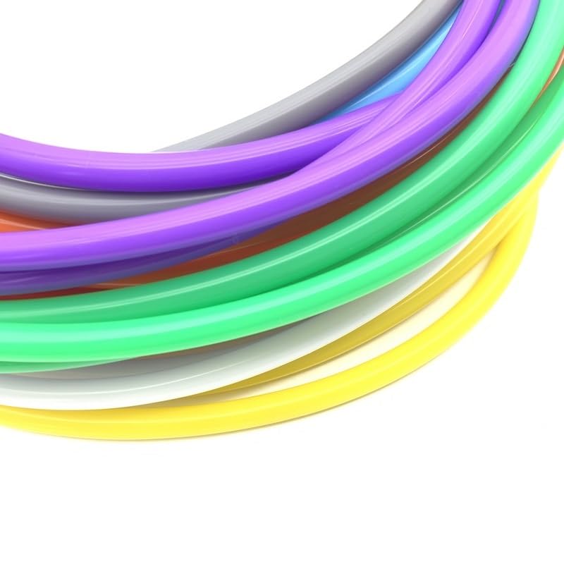 drain hose Food Grade Soft Drink Pipe Water Connector 5 Meter ID 2mm 3mm 4mm 5mm 6mm 10mm 12mm Silicone Tube Flexible Rubber Hose water pump(Color:Sky Blue,Size:OD 10xID 8mm)