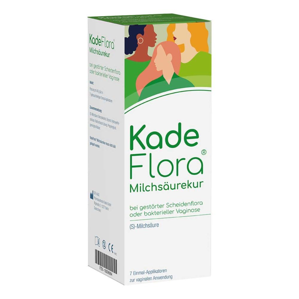 KadeFlora Milchsäurekur mit Milchsäure: Die Regenerations-Kur, 7 Einmal-Applikatoren zur vaginalen Anwendung