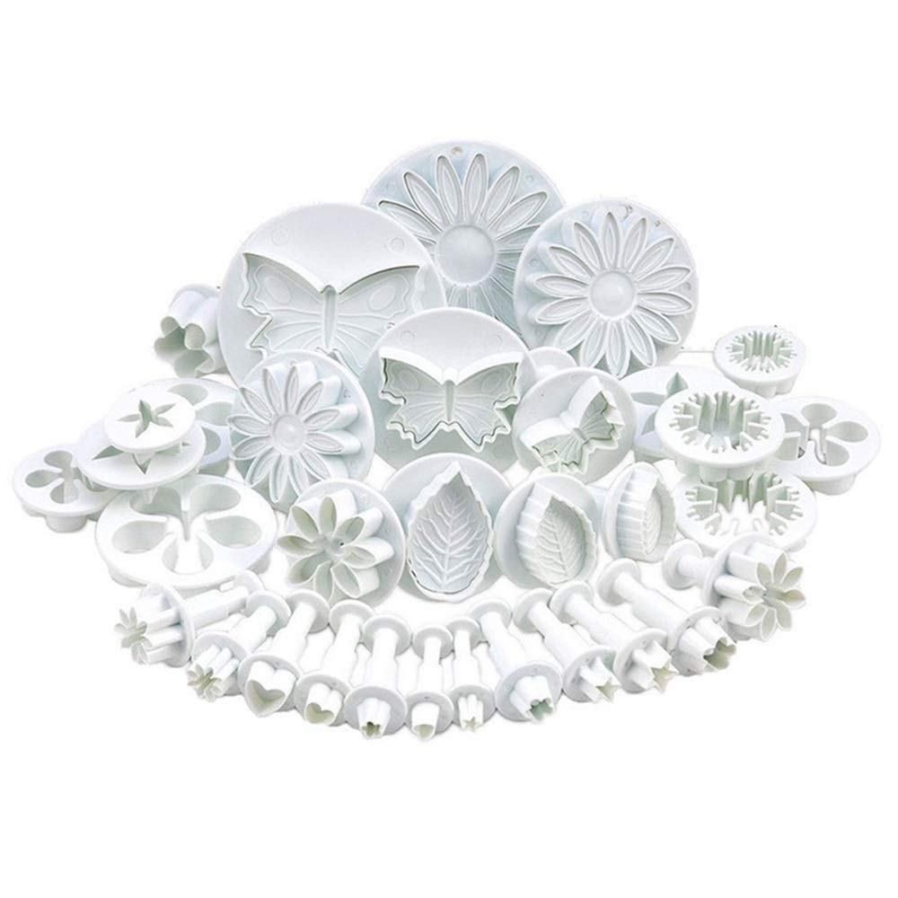 Moldes para Hornear Sartenes en forma de flor 10pcs Hornear Conjunto azúcar la torta del molde galleta Primavera para La Cocina