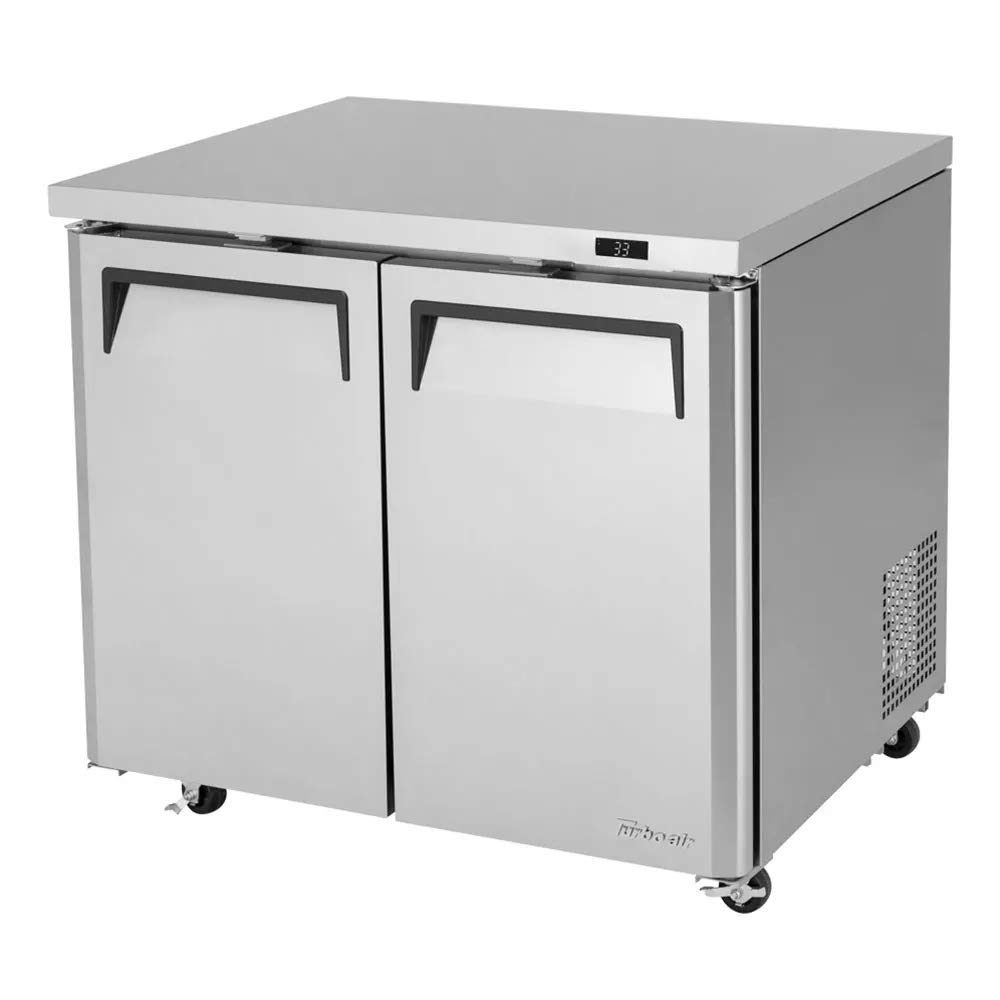 Turbo Air MUR-36L Low Boy 2 Door Undercounter Refrigerator on Fridge.com