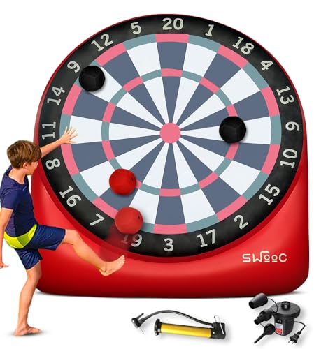 Swooc Games - Premium Inflatable Giant Kick Darts...