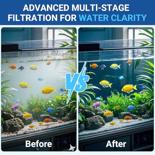 Image of 38 Pack Filter Media Kit Compatible with Fluval 306 307 Canister Filters | Aquarium 306 /307 Maintenance Bundle including Bio Foam, Activated Carbon & Ceramic Ring, Easy Installation