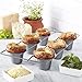 Chicago Metallic 6-Cup Popover Pan, Heavyweight Aluminized Steel with Nonstick Coating, Ideal for Yorkshire Pudding, Muffins, and Popovers