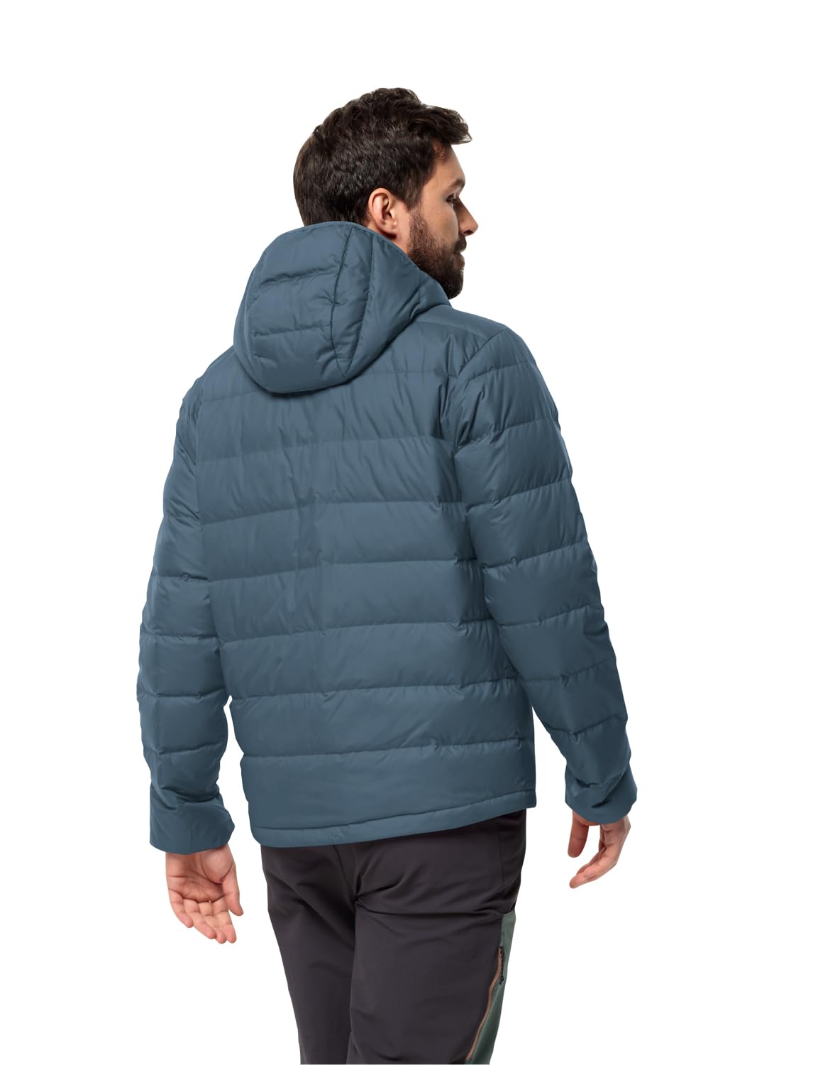 Jack Wolfskin kurtka puchowa Mężczyźni Bluza Z Kapturem Ather Down M