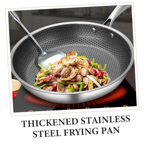 Wok de Acero Inoxidable con Mango Ergonómico y Diseño Panal miniatura 6