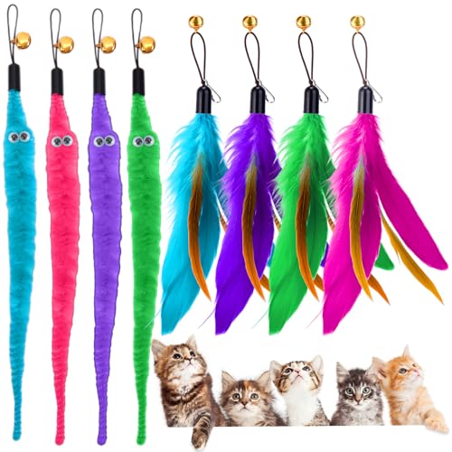 Mity rain Interactive Cat Toys Replacement Tails, Replacement Tails for
