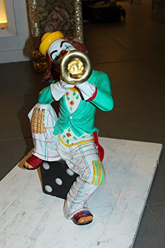 Estatua de payaso NIFAO en bronce con base de dados miniatura 4