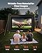VEVOR 14FT Inflatable Projector Screen, Inflatable Movie Screen Outdoor with 120W Air Blower Projector Screen Oxford Fabric Material Blow Up Screen for Outdoor Backyard, Home Theater, Theme Party