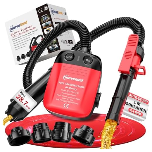 Elektrische Benzinpumpe für Kanister und Geräte