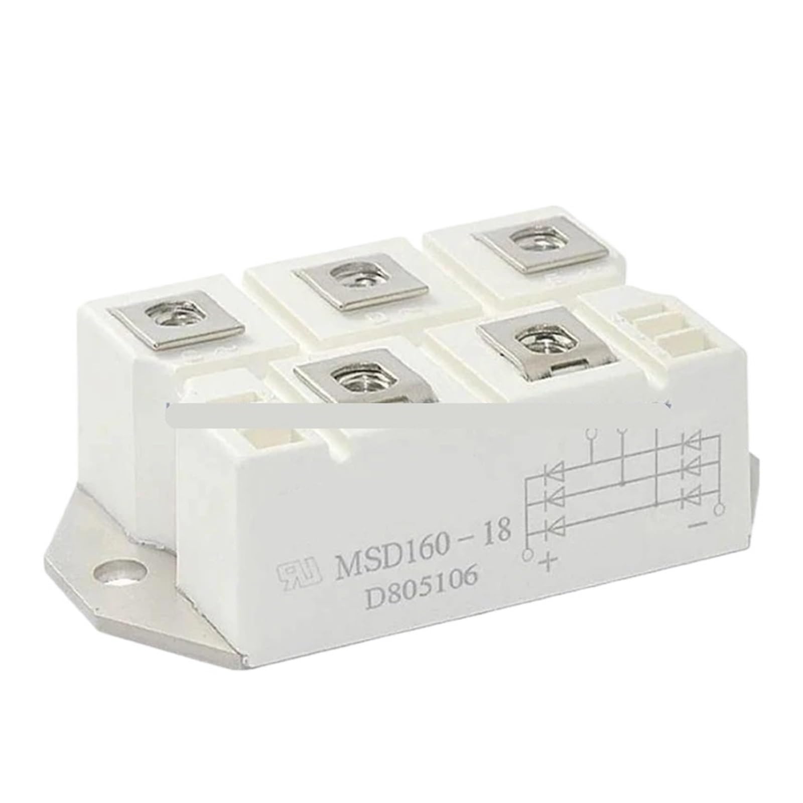 Module de Pont redresseur MSD200-18 triphasé pour la conversion de courant alternatif