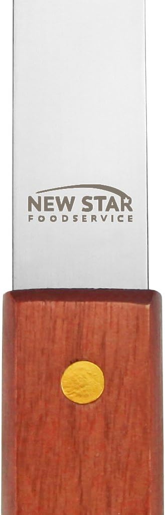 New Star Foodservice 59007 Stainless Steel BBQ Tool Set with Solid Hard Wood Handles, Set of 4 : Patio, Lawn & Garden