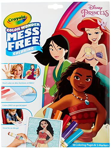 CRAYOLA 757003 - Plantillas para colorear y rotuladores, diseño de Princesa de...