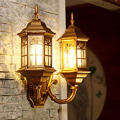 Lampe extérieure rétro double tête étanche feux de lavage muraux