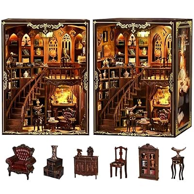 Book Nook Kit para Adultos - CRIOLPO Puzzle 3D de Madera con Luz LED - Modelo de Arquitectura y Decoración Artística para Coleccionistas | Ya disponible en tu tienda friki favorita! En mundofriki.es! Book Nook Kit para Adultos - CRIOLPO Puzzle 3D de Madera con Luz LED - Modelo de Arquitectura y Decoración Artística para Coleccionistas | Ya disponible en tu tienda friki favorita! En mundofriki.es!